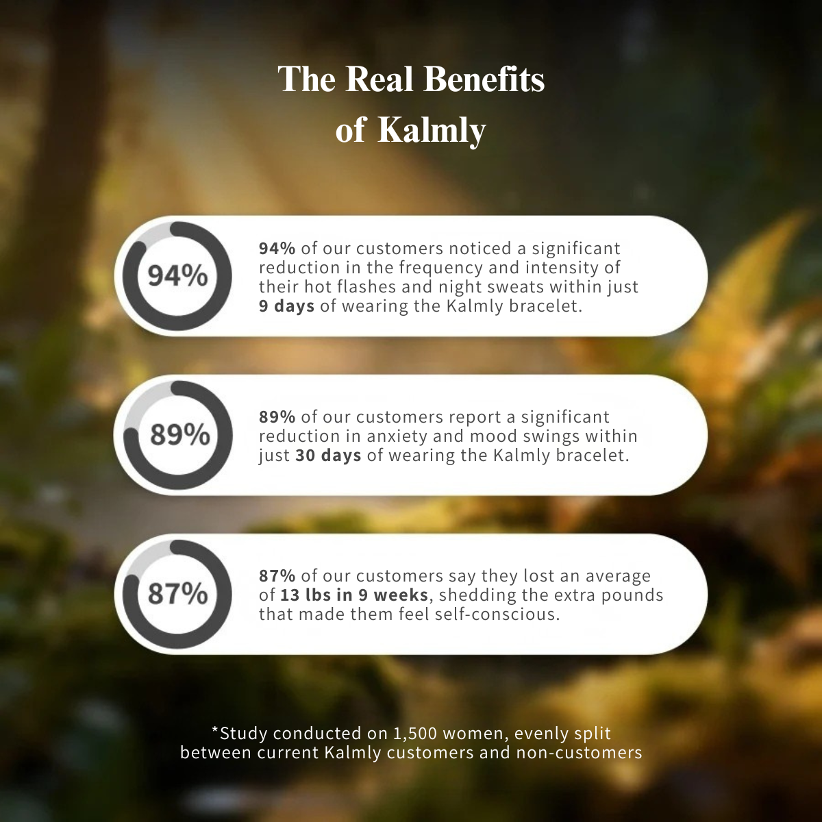 KALMLY Bracelet | Your  Natural Menopause Solution